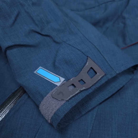 Columbia Titanium Interchange Ski Jacket Omni-Tech Mens XL Blue Gray - Picture 9 of 16